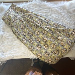 Style & Co. Cotton A Line Print Skirt, 100% Cotton, Size 14, Excellent Condition